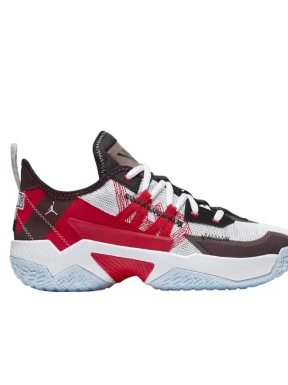 Air Jordan Westbrook One Take 2 White Red CZ0840-106 Sneaker Women 7 Youth 5.5